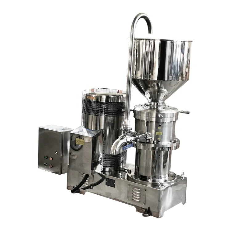 Bean sesame tahini making machine manufacturer colloid mill Food grade Cocoa processing machines