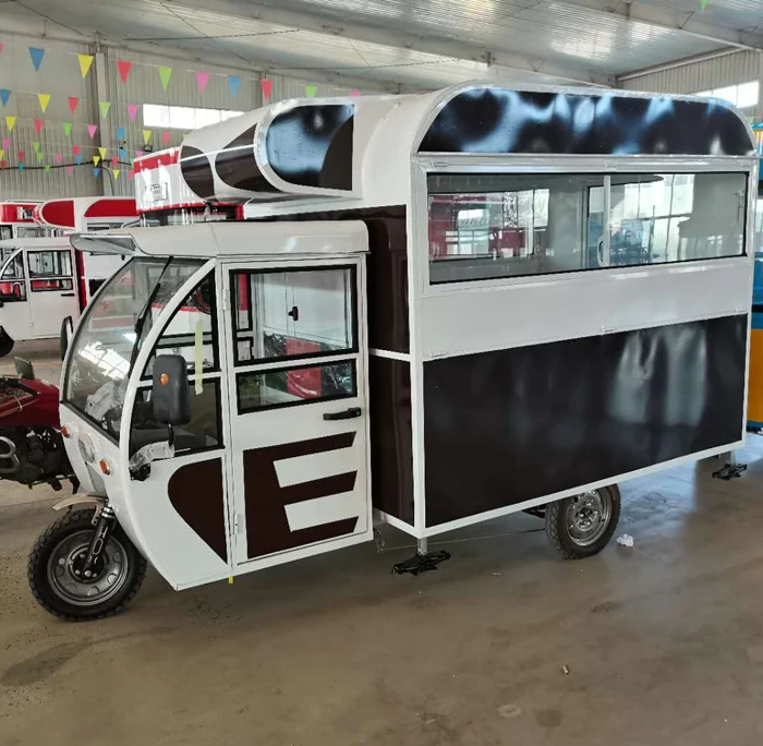 electric mobile buffet car coffe kiosk