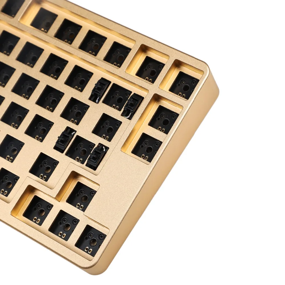 cnc milling aluminum 6061 keyboards case cnc aluminum alloy machining mechanical keyboard