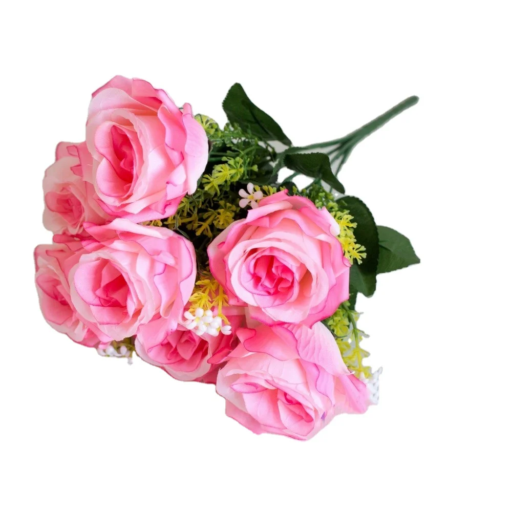 3 peony flowers Natural jade potted plants Crafts home accessories