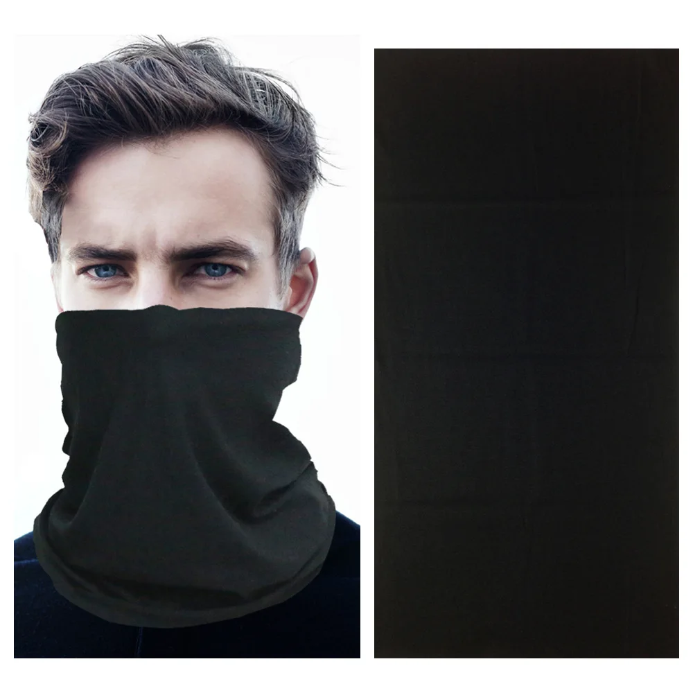 Customized logo Printing Buffs25*50Cm Headwear Multifunctional Seamless Face Mask Elastic Tubular bandana scarf