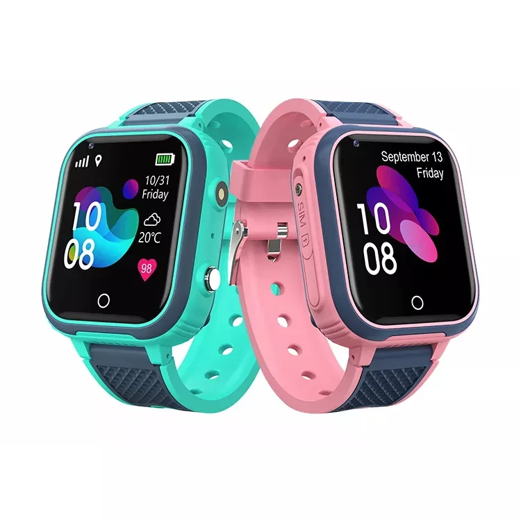 Original Android 4G SIM Card LT21IP67 Waterproof With GPS WIFI Camera Video Call Phone Smart Watch For Kids