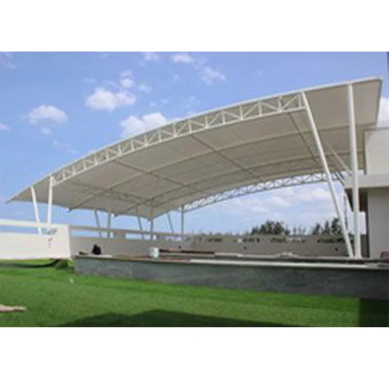 Фабричный поставщик PTFE PVDF растягивающая мембранная конструкция навес для парковки автомобиля палатка стальная крыши стадион