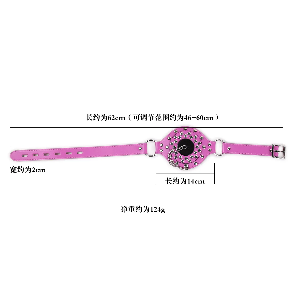 R Fetish Open Mouth Gag Harness Slave Bondage Adjustable PU Leather SM Oral Sex Deep Throat Mouth Gag BDSM Toys Roly Play