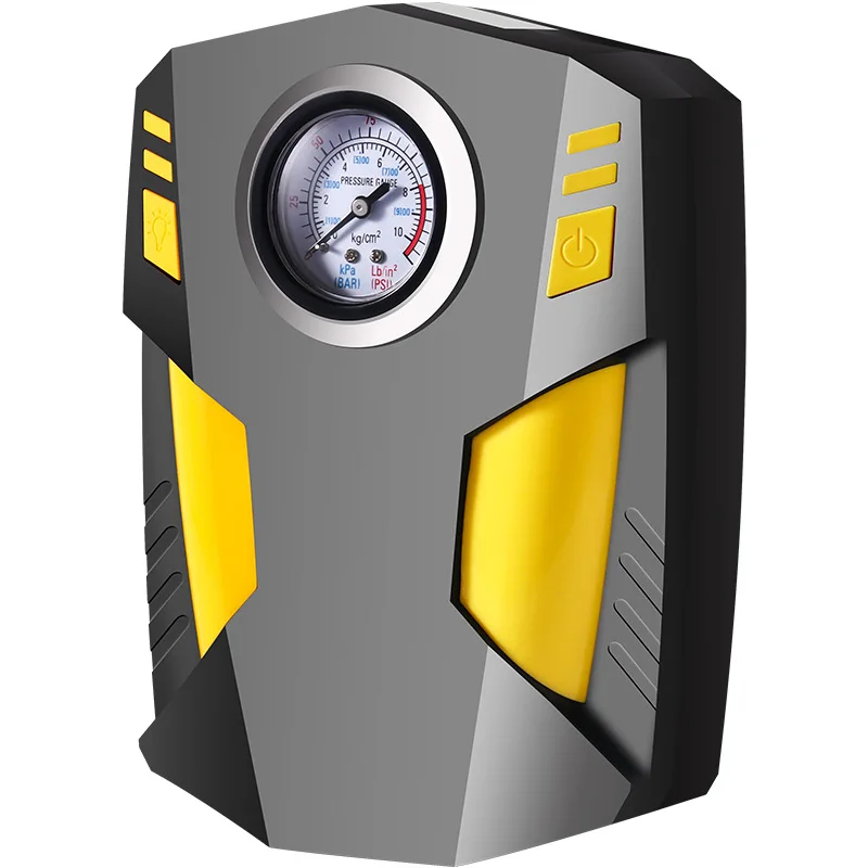 Electric multifunction 12v portable car air compressor tire inflator pump