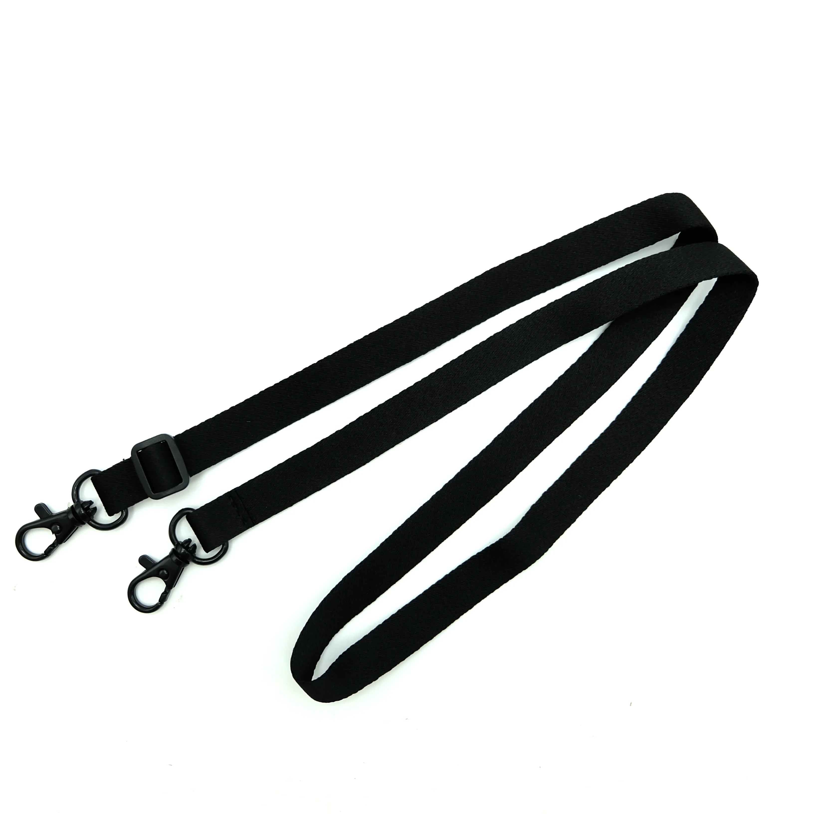 
Black microsoft id card holder double hook gopro neck strap lanyard for camera OEM/ODM support 
