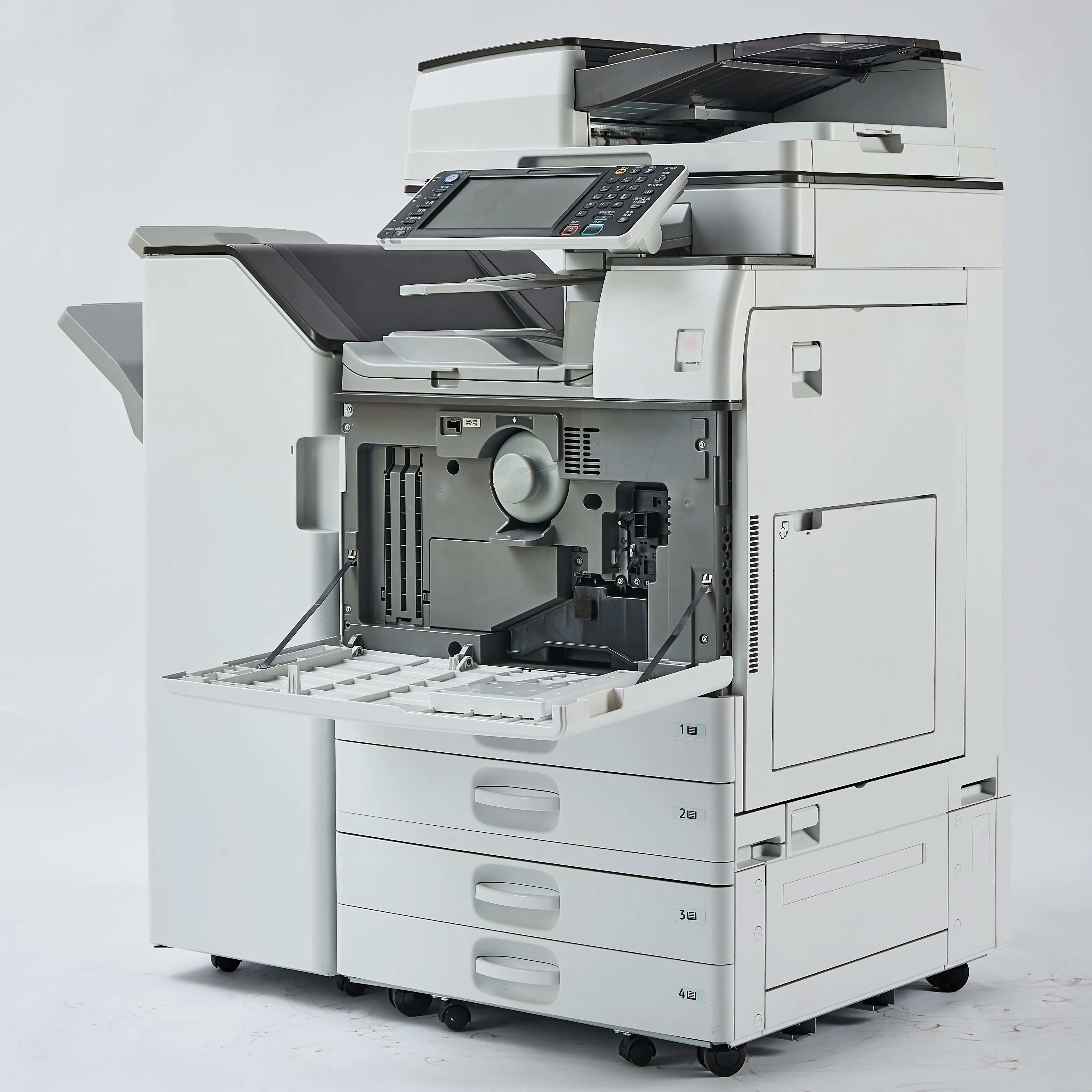 Monochrome A3/A4 refurbished multi-function copier Ricoh MP-3554 printer copier Medium Speed