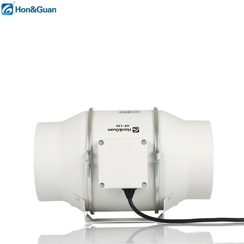 Hon&Guan 100 cfm exhaust fan 4 inch exhaust fan silent flexible duct fan