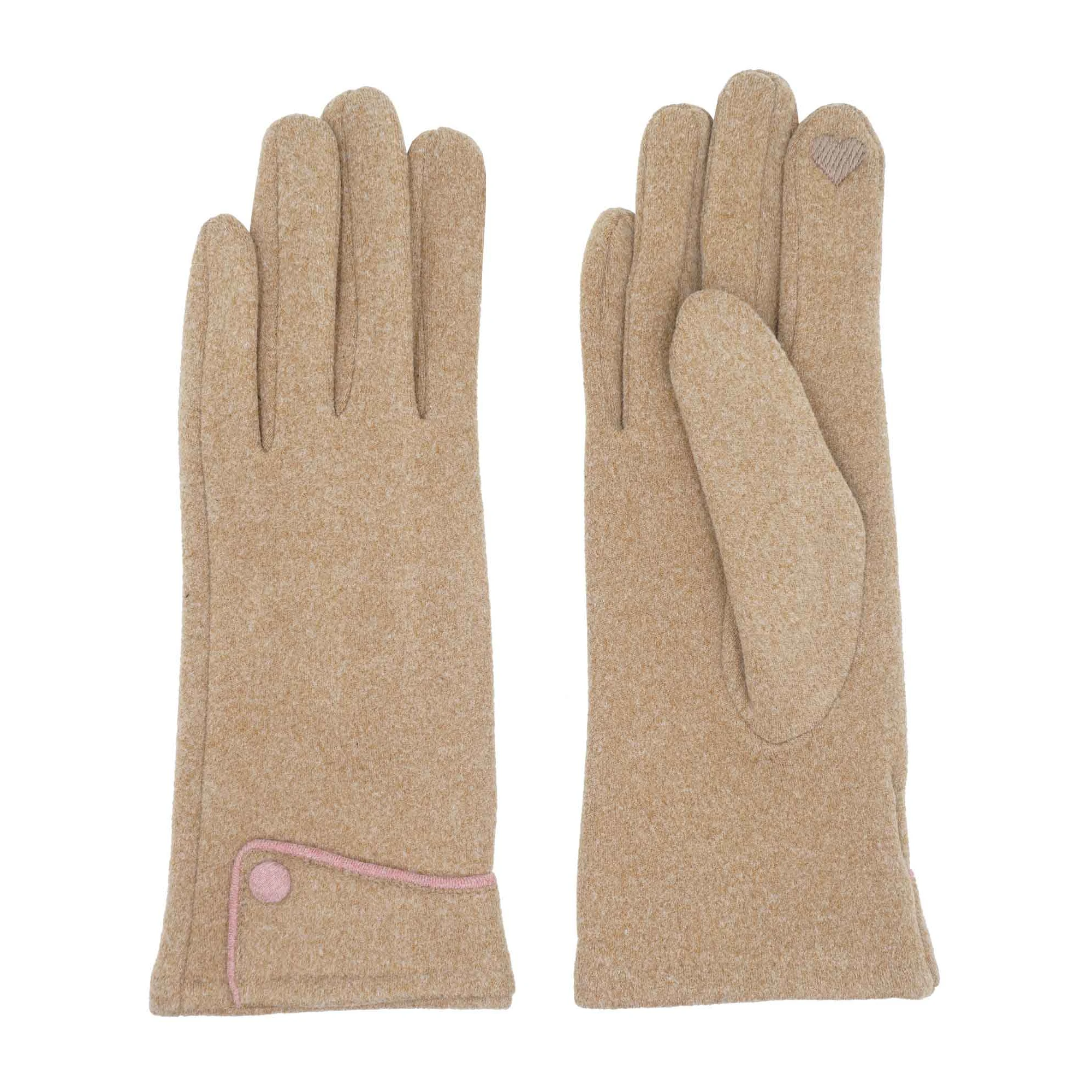 Женские модные перчатки с кнопкой, перчатки для улицы, женские перчатки для рук