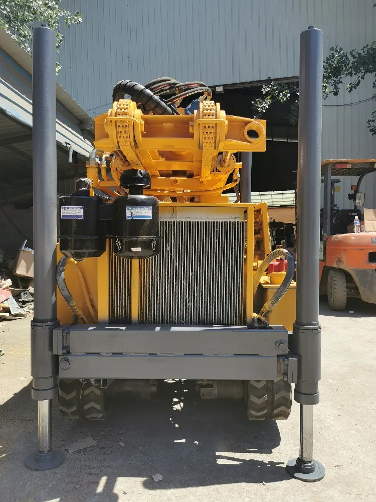 160m 180m 200m rock drill pneumatic drilling water well diesel powered drilling rig