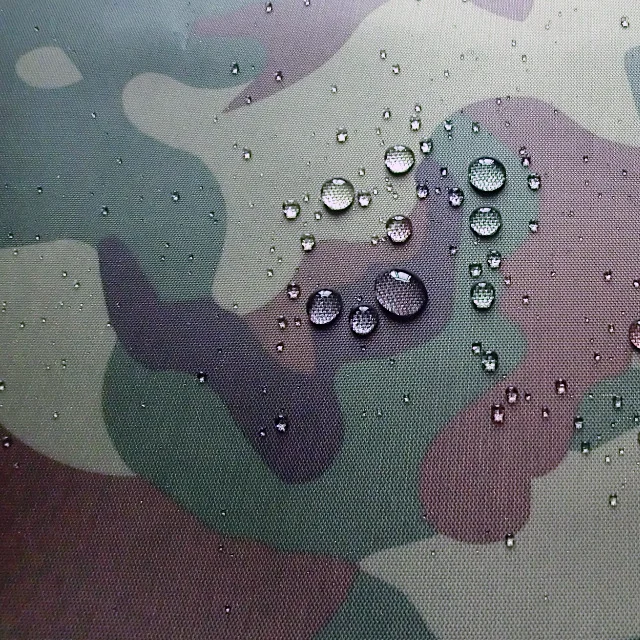 Army Green 100% Polyester Oxford Fabric for Raincoat and Rain Tarpaulin