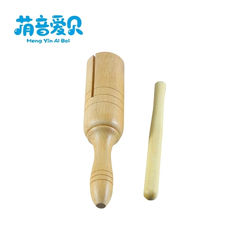 Musical Instruments Wood agogo Orff Instrument wood tone block