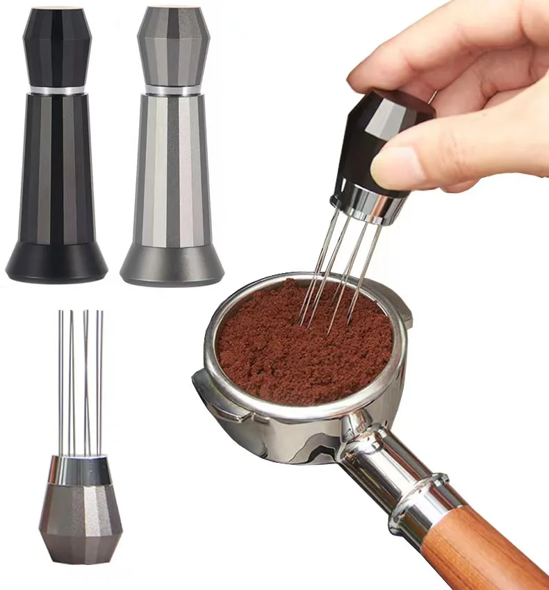 Новинка горячая Распродажа инструмент для перемешивания кофе WDT 8 игл Шредеры распределитель эспрессо