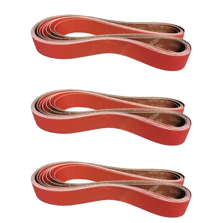 Manufacturers supply 2x72 manual kitchen knife polish ceramic sanding grinding belt belts