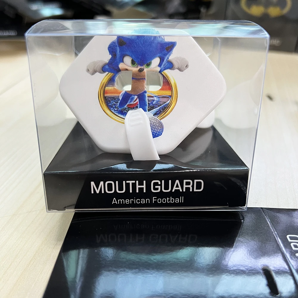 American Fantasy Football Mouth Guard Teeth Lip Protector Air Flow Mouthguard with Strap Mouthpieces