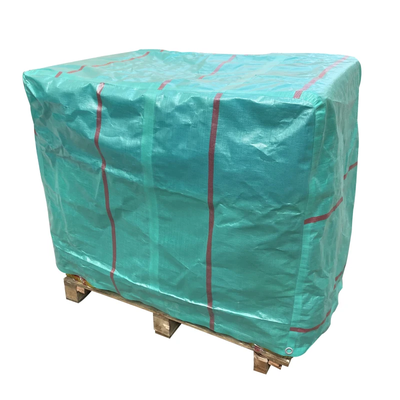 PE Tarpaulin Pallet Cover for pallet size 1200x1000 Waterproof Customized sizes