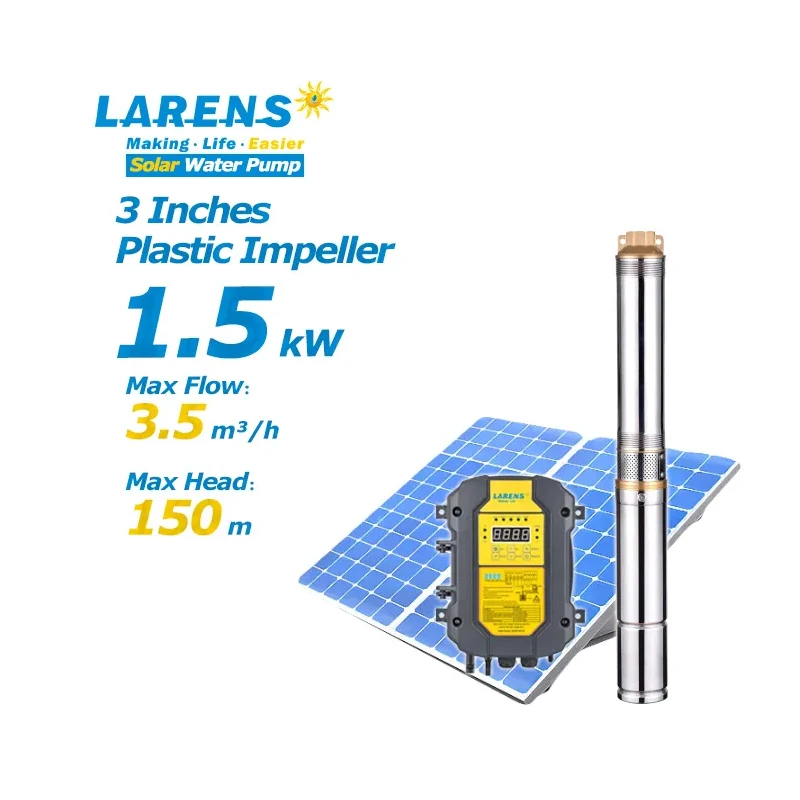 Bomba De Agua Solar Para Agricultura Solar Best Solar Powered Dc Submersible Water  Pump 150M Head
