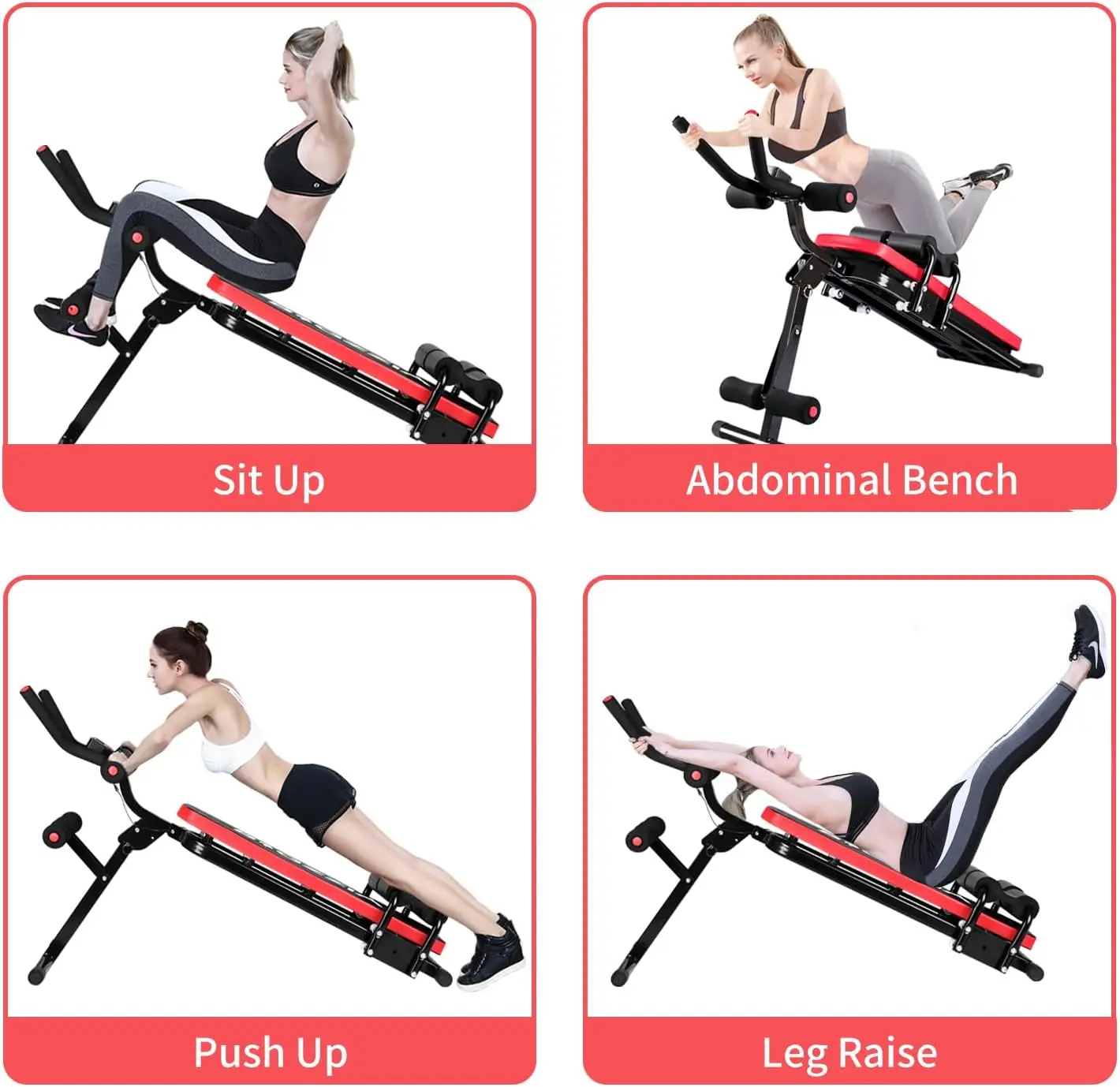WellShow Sport Ab Workout Machine Abdominal Ab Core Toner Vertical Shaper Fitness Equipment