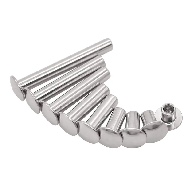 
Factory wholesale custom metal head special hollow tubular rivets 