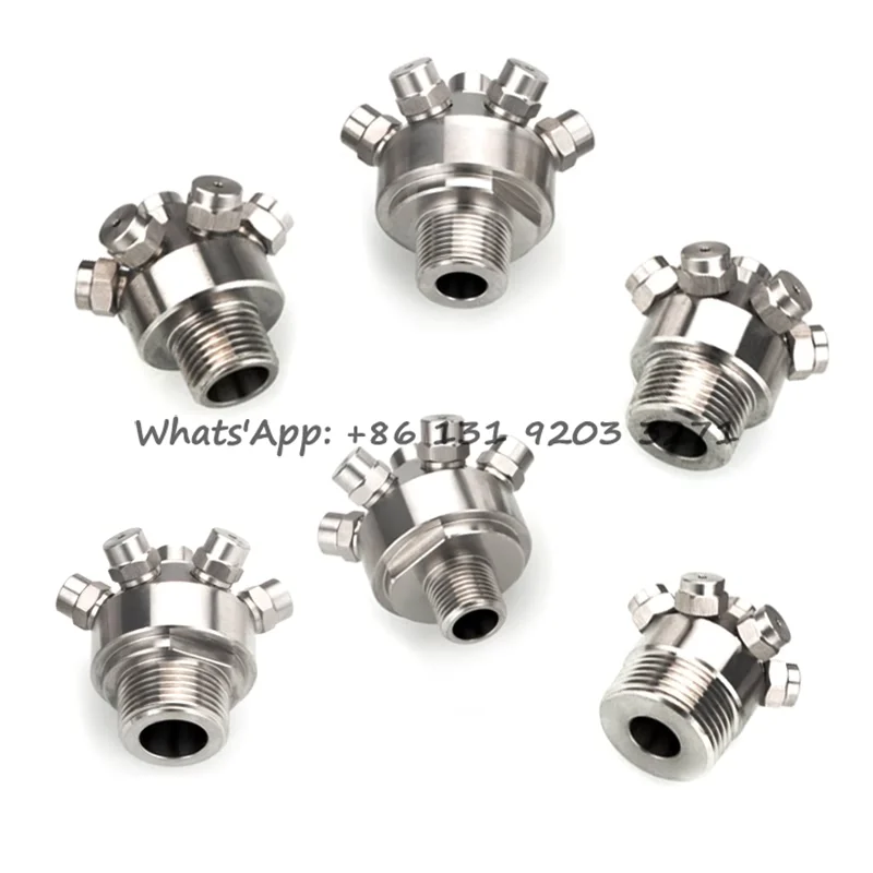 SS304 Stainless Steel Fixed 7-Head Tank Washing Nozzles home garden 13-Head Stationary Cluster TankJet Cleaning Nozzle