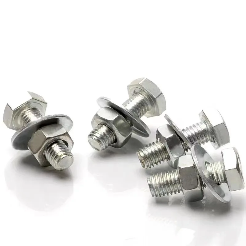 Hex Tap Screws M24 x 100mm Hexagon Head Bolt in Grade 8.8 Steel Zinc Full thread types of nuts and bolts