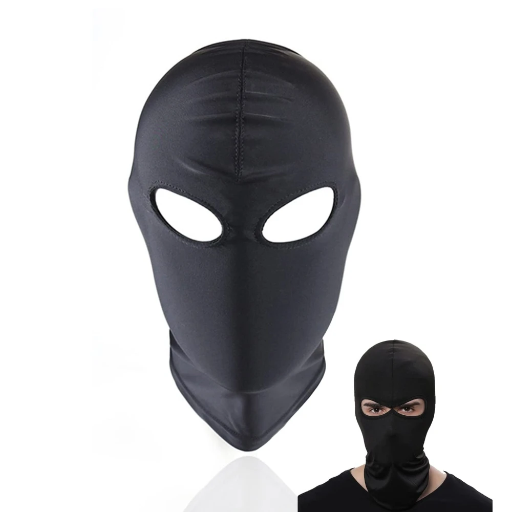 Wholesale Price Elasticity Breathable Sexy Sponge Harness Sex Head Eye Mask SM Bondage Headgear for Couple Restraint Hood Mask