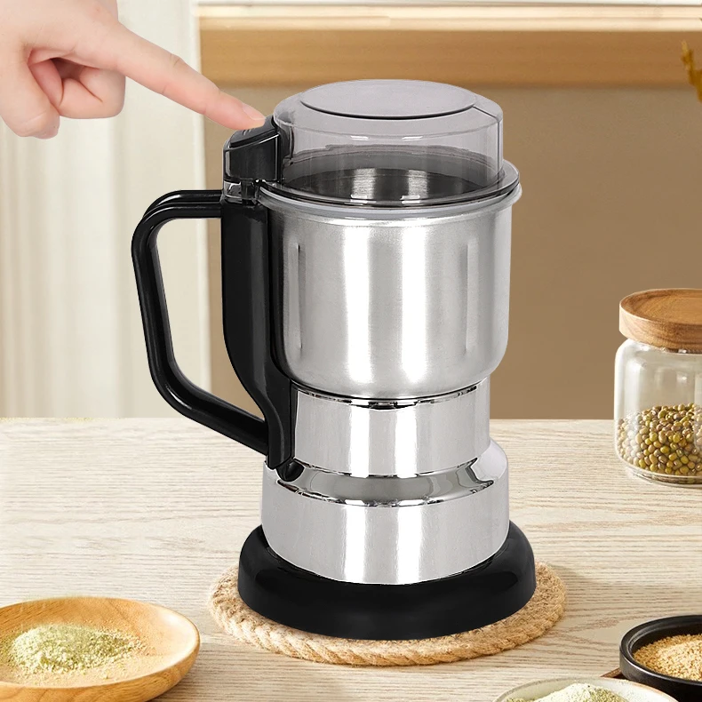Home Portable Professional Automatic Small Stainless Steel Electric Mini Grain Spice Mill Bean Coffee Grinders Machine For Sale