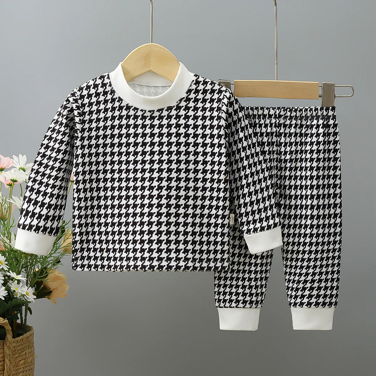 Детский бутиковый хлопковый пижамный костюм для мальчиков и девочек, красивый домашний костюм с принтом, оптовая продажа