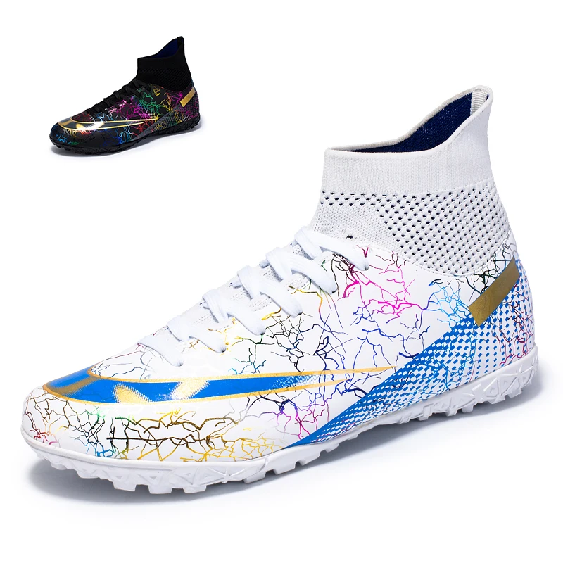 2023 New Wholesale Soccer Shoes Rubber Spikes Training Football Boots Football Shoes Wholesale Soccer Shoes