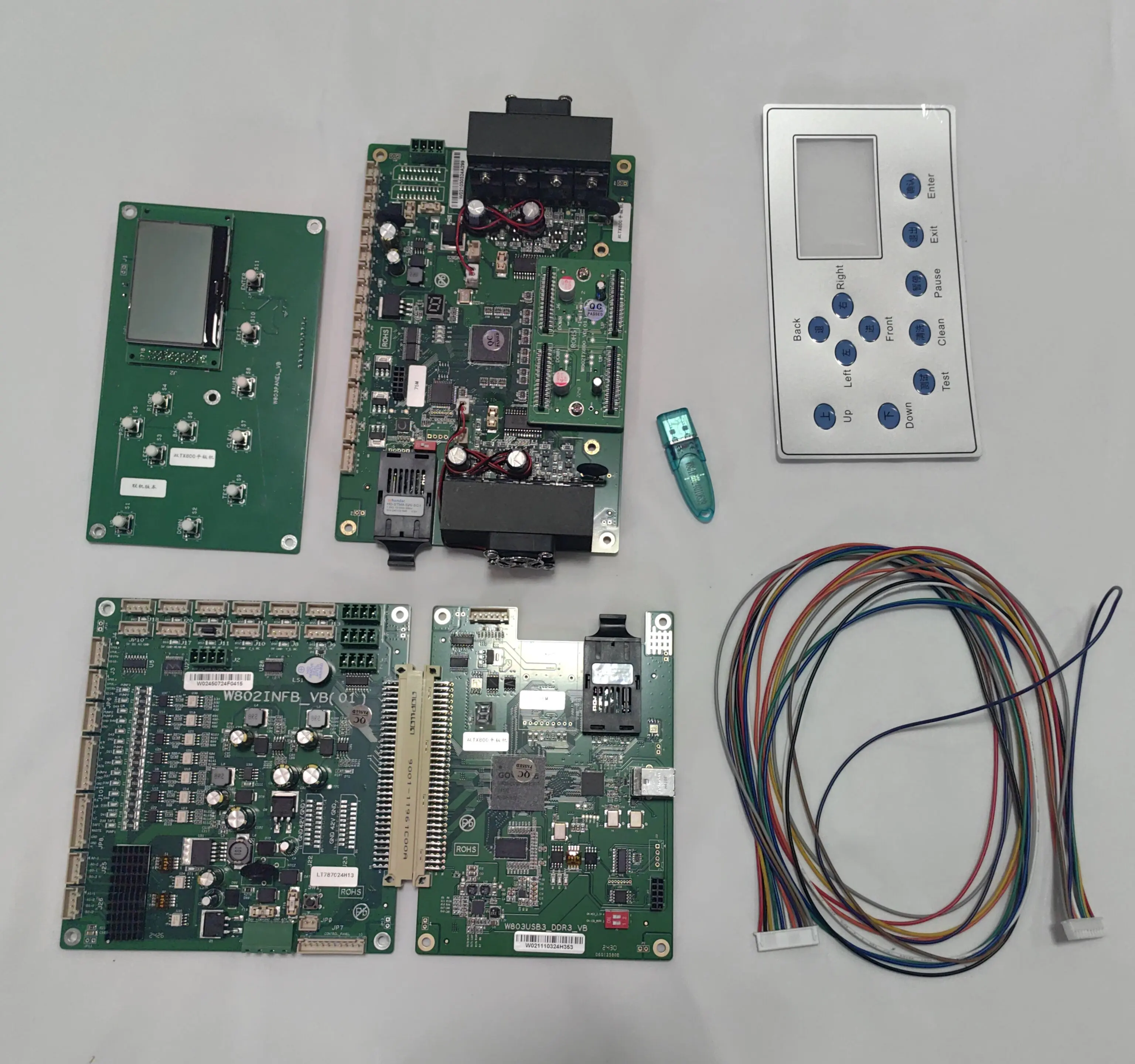TX800 двухсторонняя планшетная доска, чернильный бак, соединительный кабель и чистящие Стеклоочистители