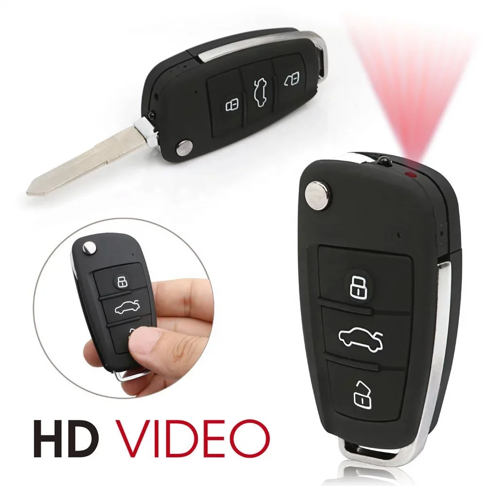New arrival Mini HD Video DVR Spy car key Camera sport DV hidden video camera Invisible  Camera With Voice Recorder