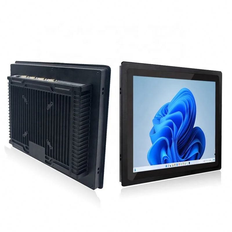 17 inch full ip65 industrial win10 wall-mounted multimedia all-in-one pc ip65 500nits 21.5 inch rugged touchscreen