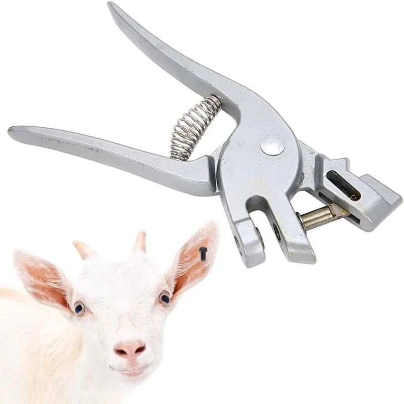 Hot Sale Ear hole pliers Stainless steel livestock ear tag puncher animal ear tag pliers