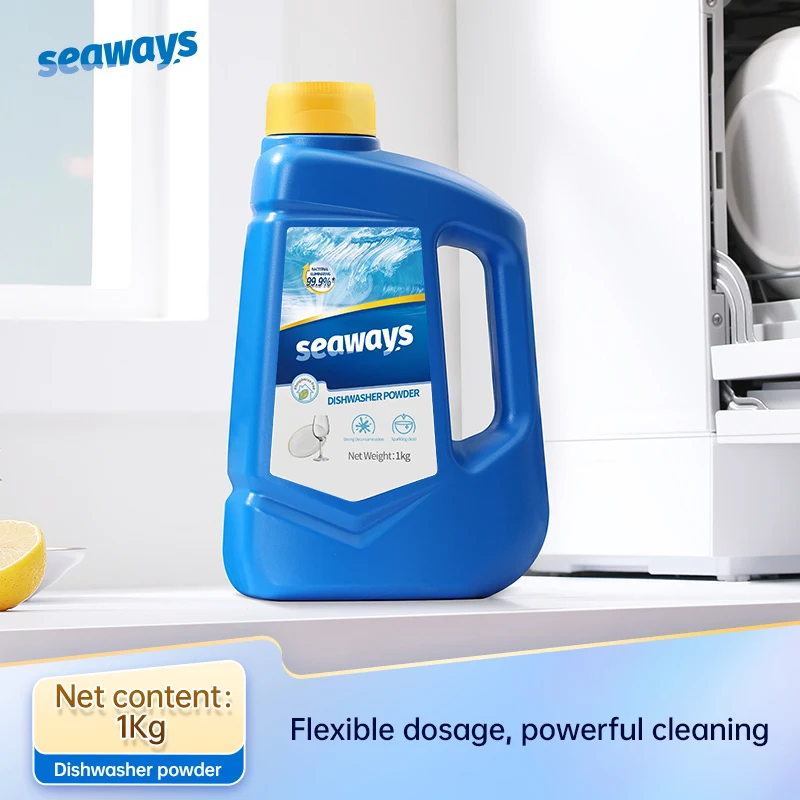 Seaways eco-friendly dishwashing detergent cleaning powder deep cleaner