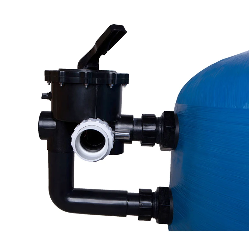 Hot Sale Easy to Install Side Mounted Sand Filter Water Treatment Fiberglass De Piscina Machine for Inground Pool