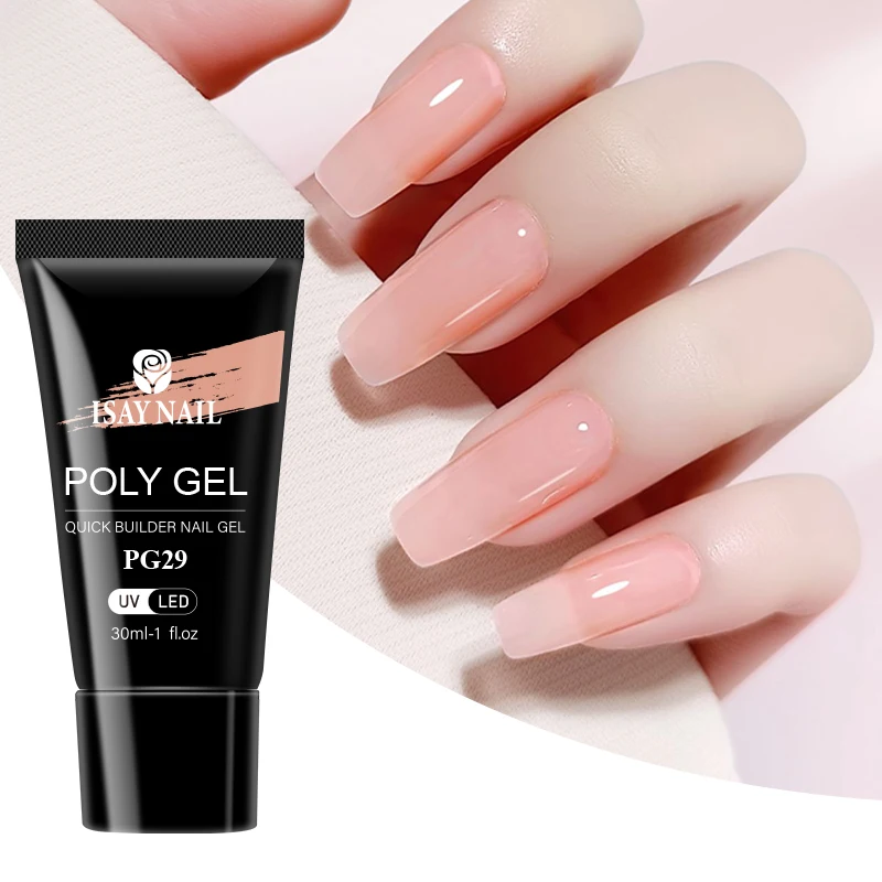 Fast Drying Set De Poly Gel Extend Nail Enhancement Products Poly Extension Gel Nail Polish Set