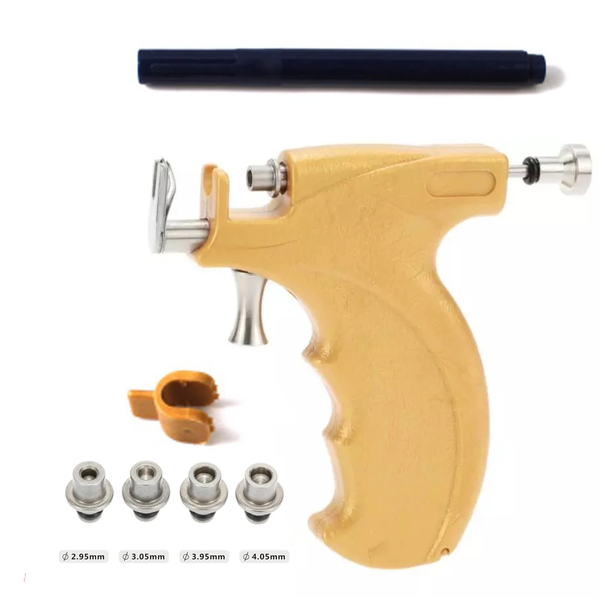 Professional Ear Piercing Gun Ear Nose Navel Body Earring Gun And Accessories Yellow Piercing Gun Tools Kit