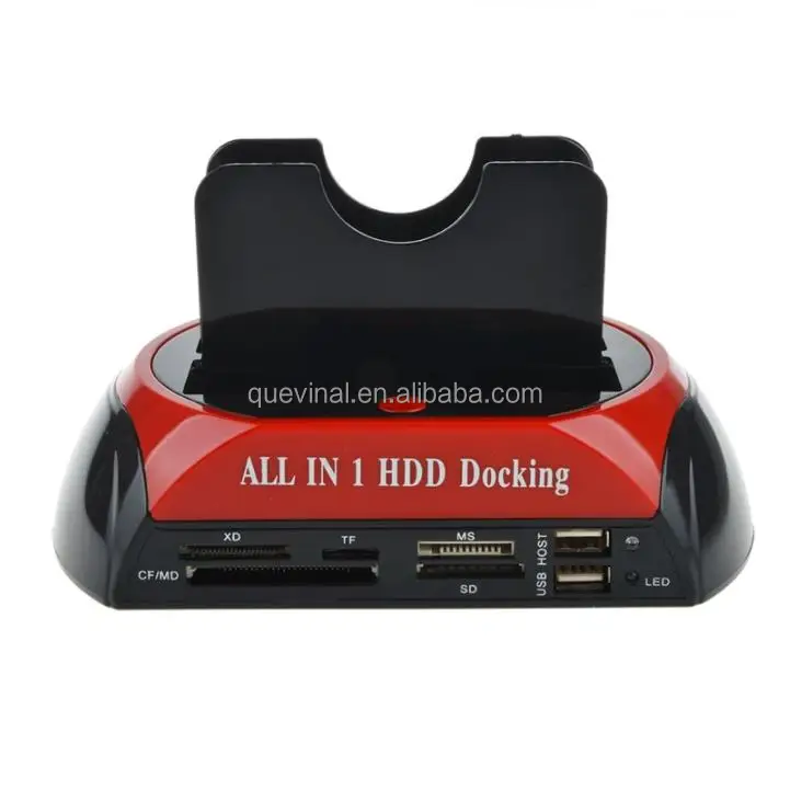 Многофункциональная основа жесткого диска кард-ридер концентратор USB2.0 IDE/SATA съемный диск коробка резервного копирования