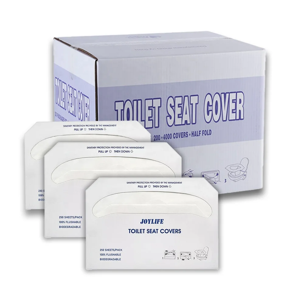 Cheap Price Good Quality Hygienic Protective Fold Disposable Flushable Toilet Seat Cover Paper