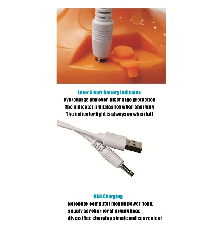 Removable emergency light bulb Outdoor lighting for 3 hours.rechargeable lamp UFO 150w Lighting area 25 square meters