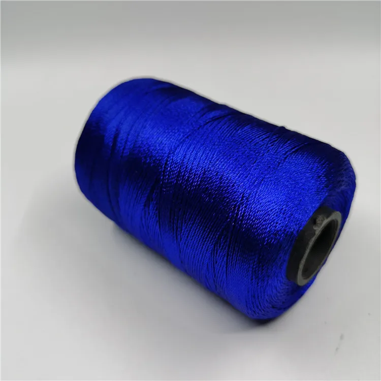 Factory sale 210D/4  high tenacity blue color 100% polyester filament twsited fishing twine
