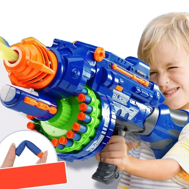 Wholesale Cheap Parent-Child Interactive Toy Gun Soft Safe Manual Plastic Soft Bullet Gun