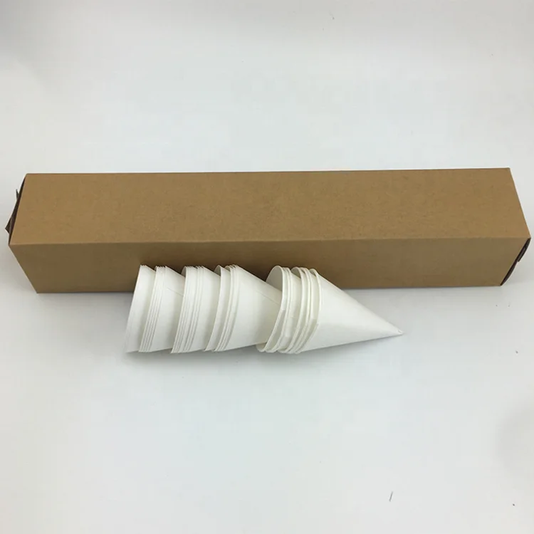 Hot Sale 4 Oz 4.5 Oz 6 Oz White Cone Water Paper Cups Disposable Snow Cone Cup Wholesale