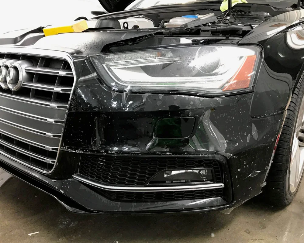 factory direct sale super thin adhesive tint film in dumb black