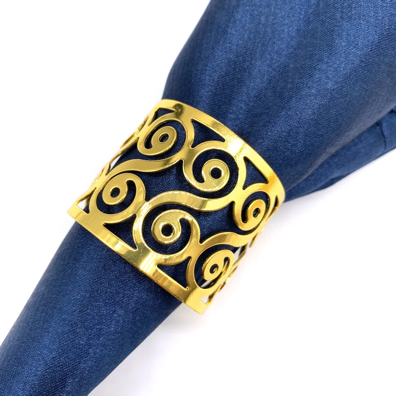 Hotel model room European food buckle napkin ring mouth napkin ring napkin buckle hollow S-shaped thread