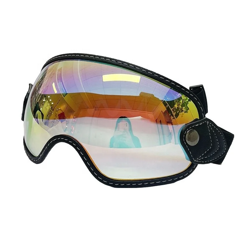 UV Protection Helmet Visor Motorcycle Goggles Glasses Helmet Protective Goggles Visor