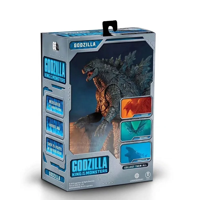  Фигурка из фильма NECA 2019 игрушки фигурка Godzilla 2 Коллекционная модель короля монстров виниловая кукла настольные