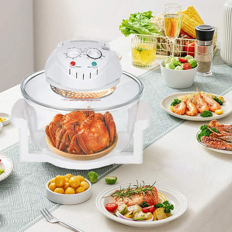 Hot Selling Air Fryer Oven 12L Botton Control 11 Pre-Set Cooking Manual Cook and Bake Quickly Stainless Steel Air Fryer