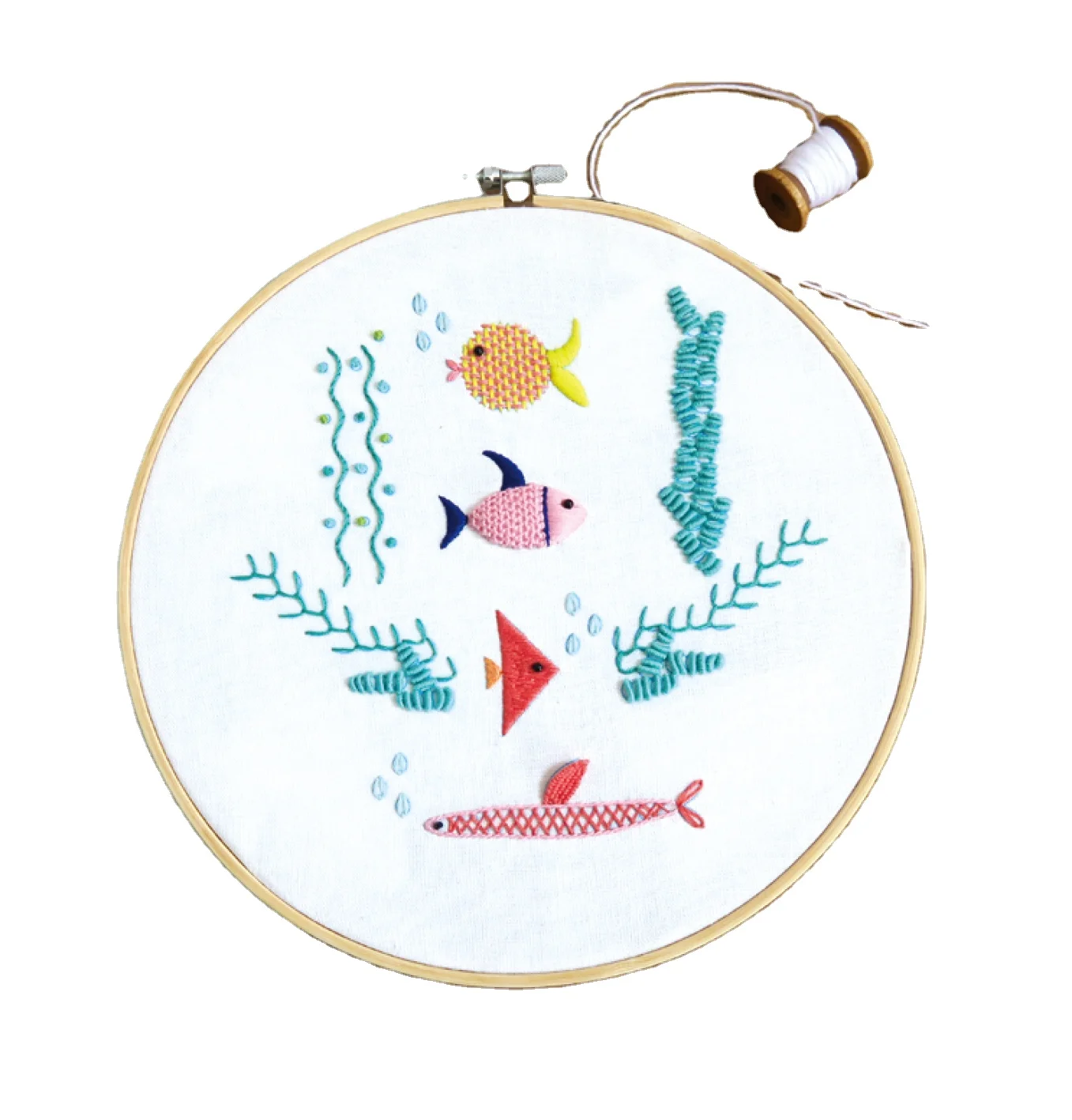 Direct Sale Plant Decoration Handmade Sewing Craft DIY Embroidery Starter Kits With Instructions