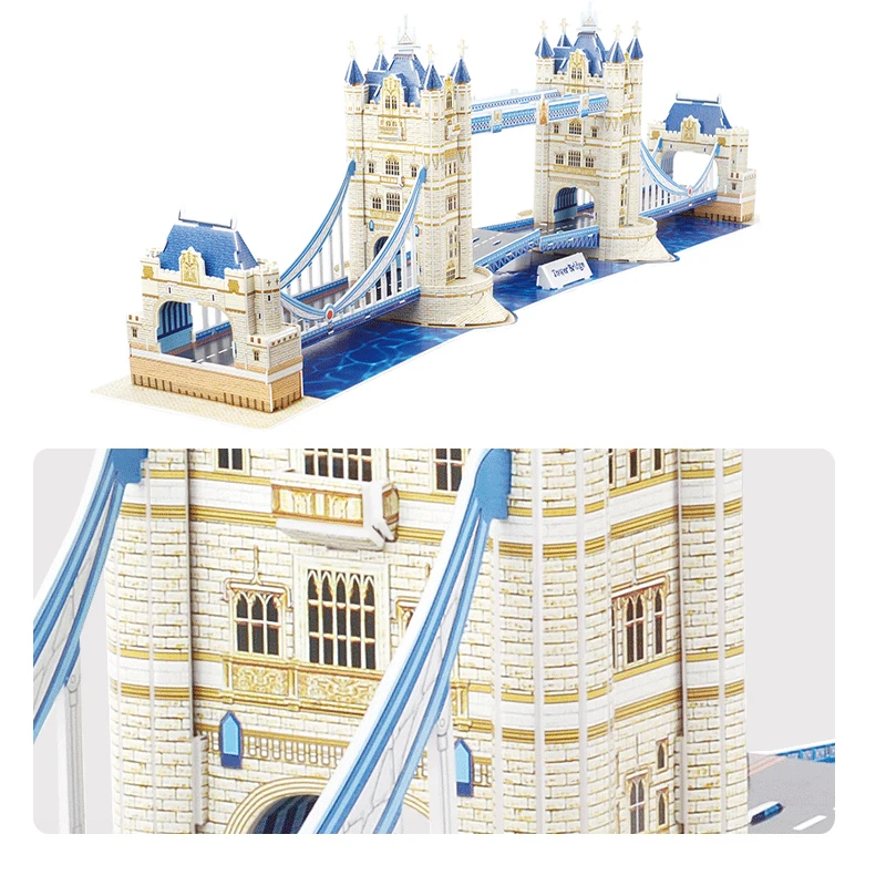 2024 New Education Kids Toy Wholesale Custom Famous Building Stadium Model DIY Assemble Paper 3D Puzzle